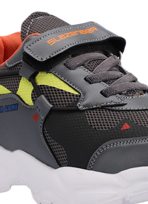 Slazenger KEKOA IN Erkek Çocuk Sneaker Ayakkabı Koyu Gri - Görsel 5