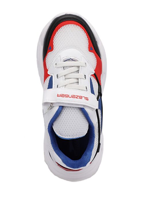 Slazenger KEKOA IN Erkek Çocuk Sneaker Ayakkabı Beyaz / Saks Mavi - Görsel 6
