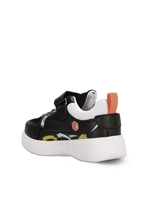 Slazenger KEPA IN Erkek Çocuk Sneaker Ayakkabı Siyah / Beyaz - Görsel 4
