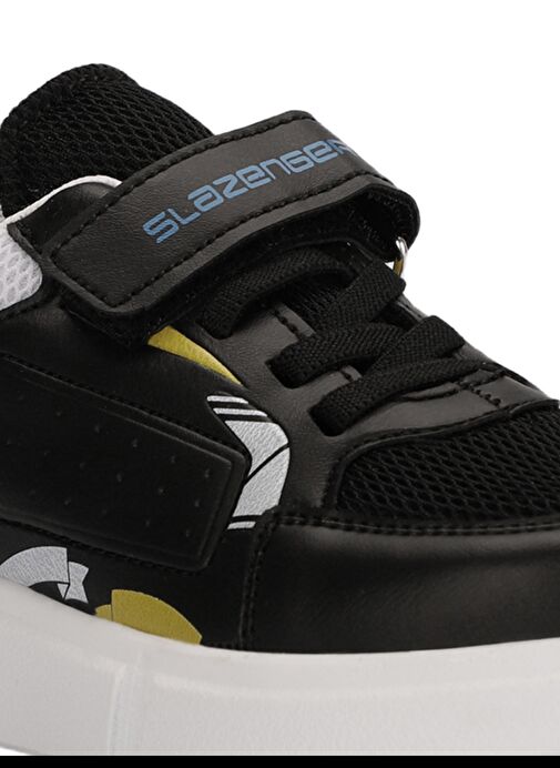 Slazenger KEPA IN Erkek Çocuk Sneaker Ayakkabı Siyah / Beyaz - Görsel 5