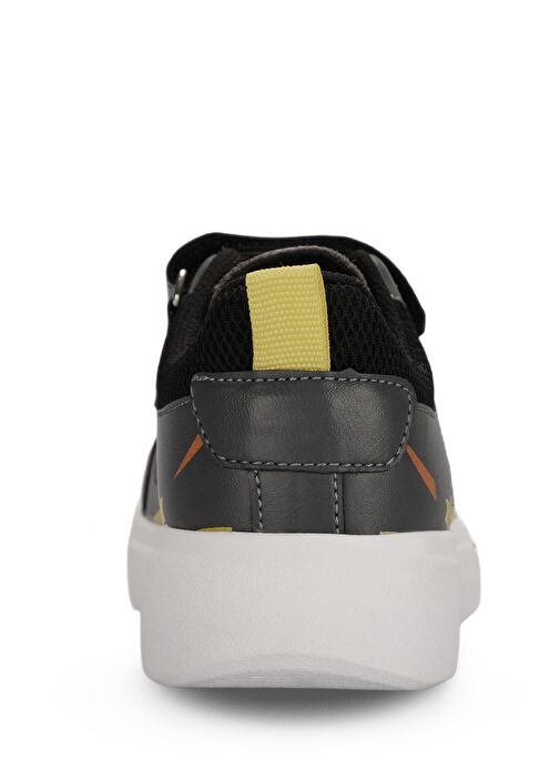Slazenger KEPA IN Erkek Çocuk Sneaker Ayakkabı Koyu Gri / Sarı - Görsel 7