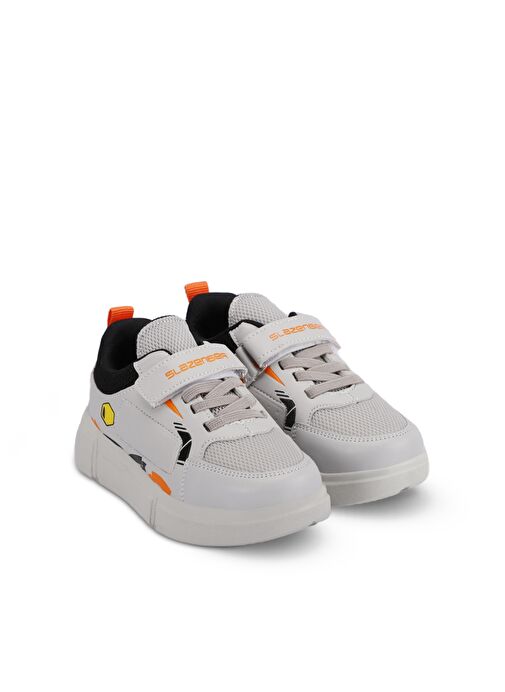 Slazenger KEPA IN Erkek Çocuk Sneaker Ayakkabı Gri / Siyah - Görsel 3