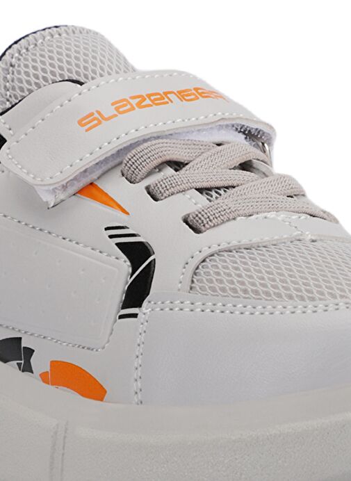 Slazenger KEPA IN Erkek Çocuk Sneaker Ayakkabı Gri / Siyah - Görsel 5
