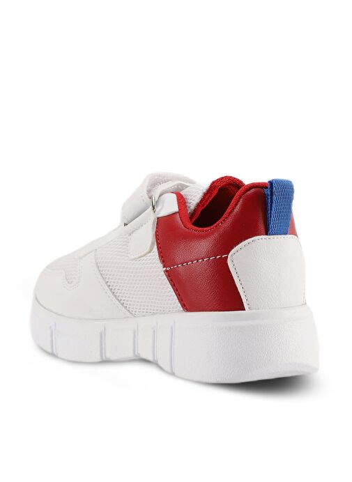 Slazenger KAVITHA KTN Unisex Çocuk Sneaker Ayakkabı Beyaz / Kırmızı - Görsel 4