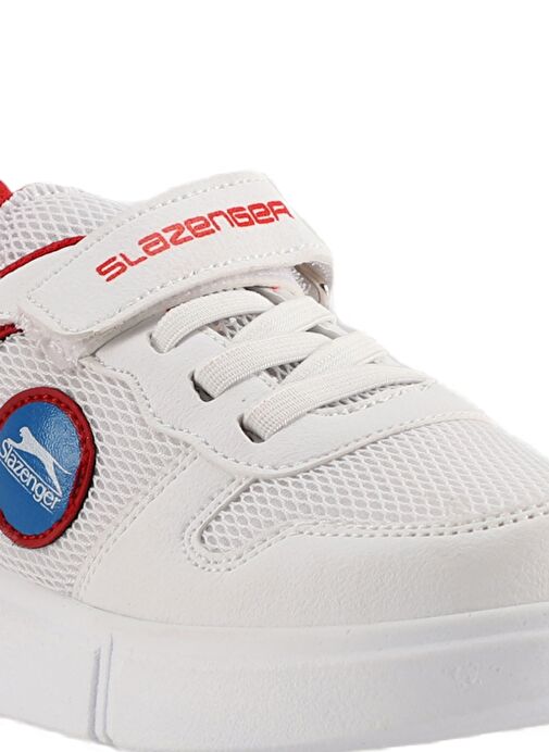 Slazenger KAVITHA KTN Unisex Çocuk Sneaker Ayakkabı Beyaz / Kırmızı - Görsel 5