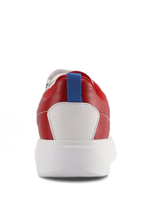 Slazenger KAVITHA KTN Unisex Çocuk Sneaker Ayakkabı Beyaz / Kırmızı - Görsel 7