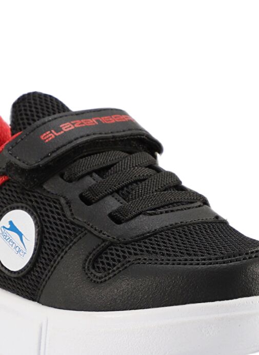 Slazenger KAVITHA KTN Unisex Çocuk Sneaker Ayakkabı Siyah / Kırmızı - Görsel 5