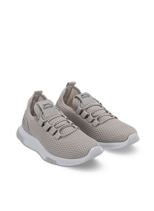 Slazenger ABENA I Unisex Çocuk Sneaker Ayakkabı Gri - Görsel 3