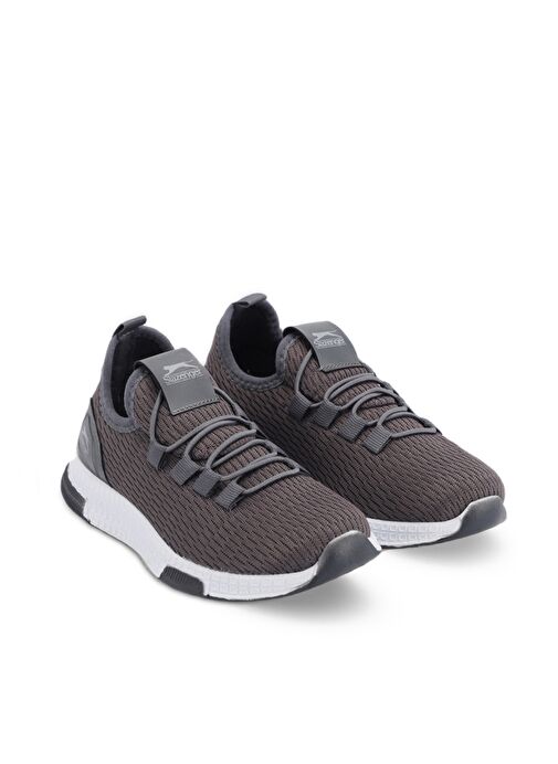 Slazenger ABENA I Unisex Çocuk Sneaker Ayakkabı Koyu Gri - Görsel 3