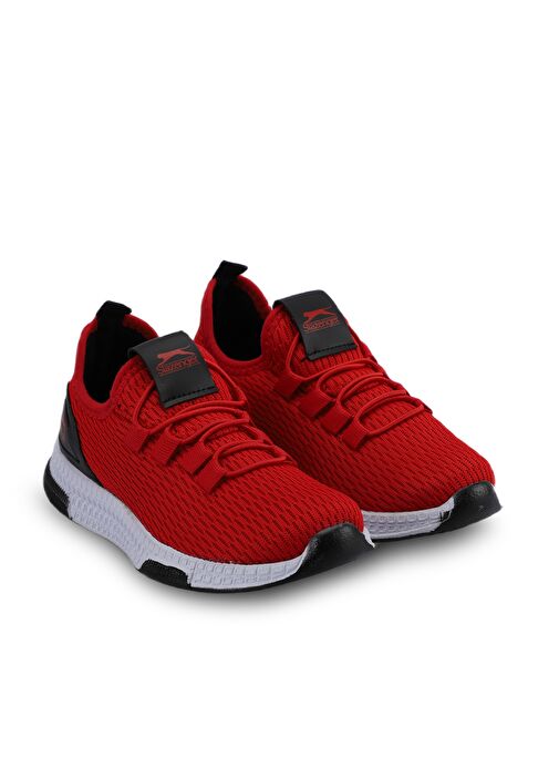 Slazenger ABENA I Unisex Çocuk Sneaker Ayakkabı Kırmızı - Görsel 3