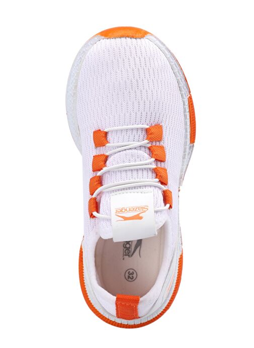 Slazenger ABENA I Kız Çocuk Sneaker Ayakkabı Beyaz / Turuncu - Görsel 6