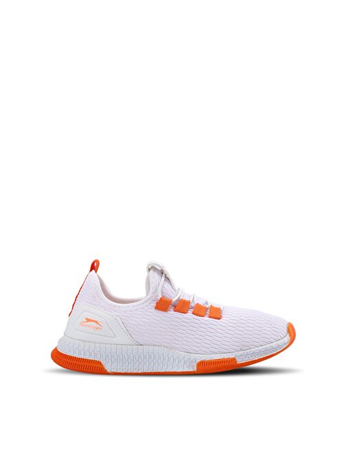 Slazenger ABENA I Kız Çocuk Sneaker Ayakkabı Beyaz / Turuncu - Görsel 2