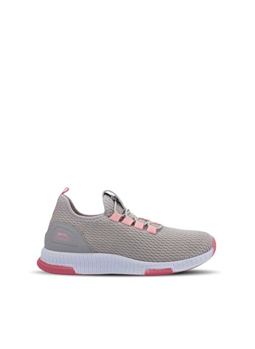 Slazenger ABENA I Kız Çocuk Sneaker Ayakkabı Gri / Pembe - Görsel 2