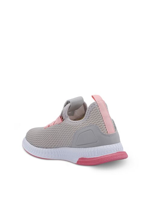 Slazenger ABENA I Kız Çocuk Sneaker Ayakkabı Gri / Pembe - Görsel 4