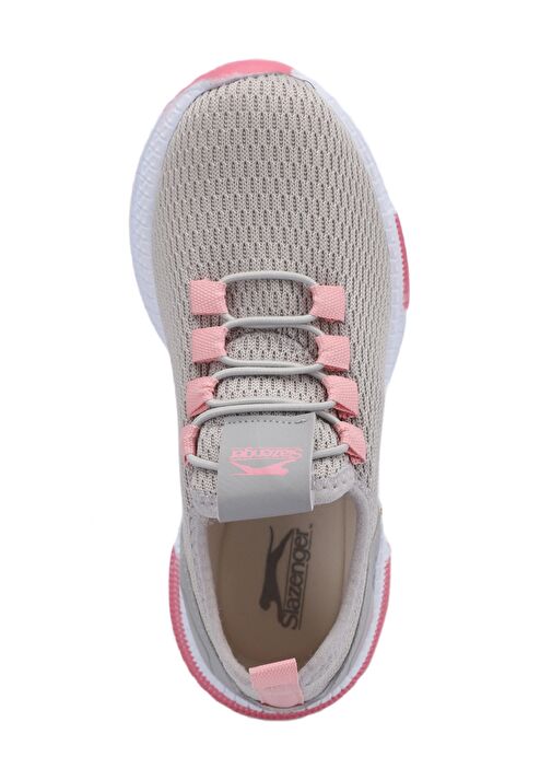 Slazenger ABENA I Kız Çocuk Sneaker Ayakkabı Gri / Pembe - Görsel 6