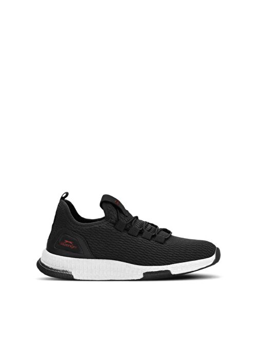 Slazenger ABENA I Erkek Çocuk Sneaker Ayakkabı Siyah / Kırmızı - Görsel 2