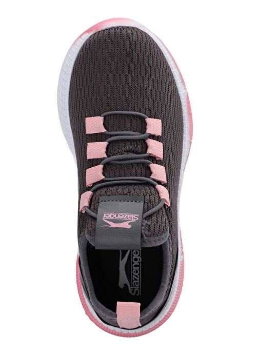 Slazenger ABENA I Kız Çocuk Sneaker Ayakkabı Koyu Gri / Pembe - Görsel 6