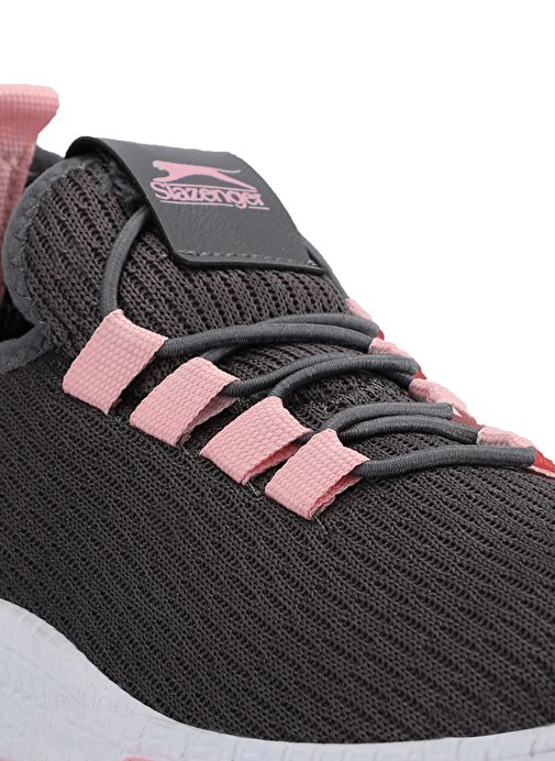 Slazenger ABENA I Kız Çocuk Sneaker Ayakkabı Koyu Gri / Pembe - Görsel 5