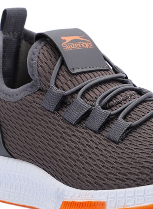 Slazenger ABENA I Erkek Çocuk Sneaker Ayakkabı Koyu Gri / Turuncu - Görsel 5