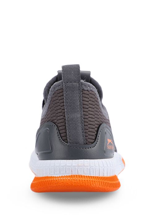 Slazenger ABENA I Erkek Çocuk Sneaker Ayakkabı Koyu Gri / Turuncu - Görsel 7