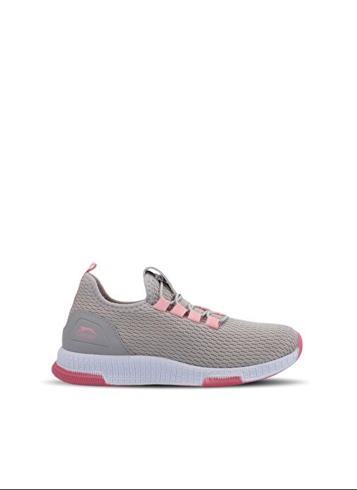 Slazenger ABENA I Kız Çocuk Sneaker Ayakkabı Gri / Pembe - Görsel 2