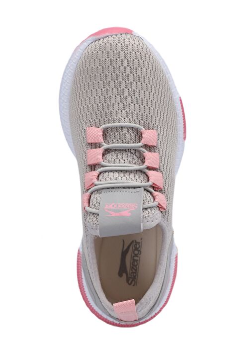 Slazenger ABENA I Kız Çocuk Sneaker Ayakkabı Gri / Pembe - Görsel 6
