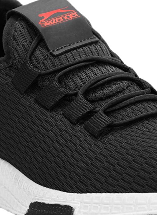 Slazenger ABENA I Unisex Çocuk Sneaker Ayakkabı Siyah / Kırmızı - Görsel 5