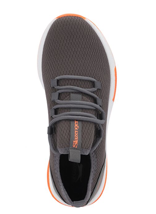 Slazenger ABENA I Erkek Sneaker Ayakkabı Koyu Gri / Turuncu - Görsel 6