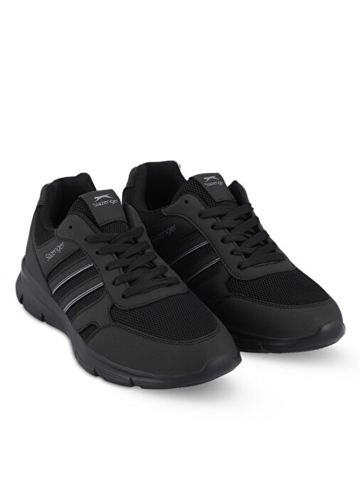 Slazenger EFRAT Erkek Sneaker Ayakkabı Siyah / Siyah - Görsel 3