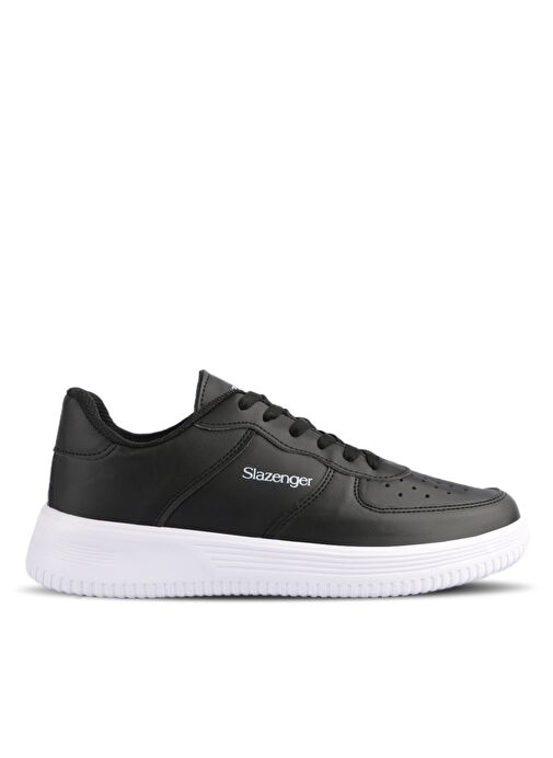 Slazenger EKUA Erkek Sneaker Ayakkabı Siyah / Beyaz - Görsel 2