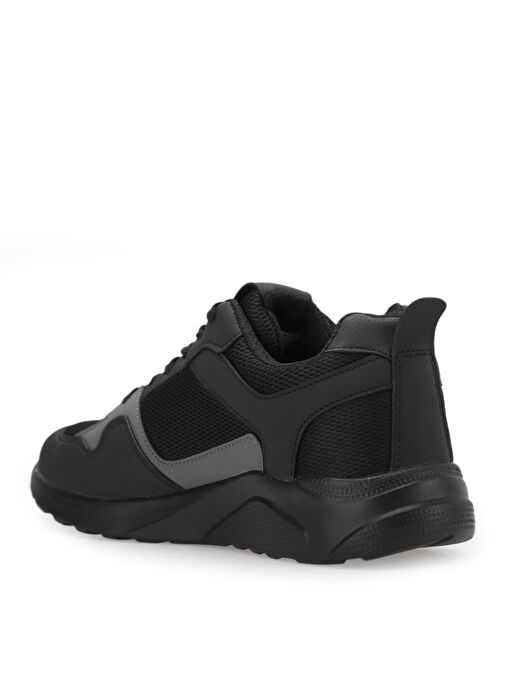 Slazenger EAGLE I Kadın Sneaker Ayakkabı Siyah / Siyah - Görsel 4