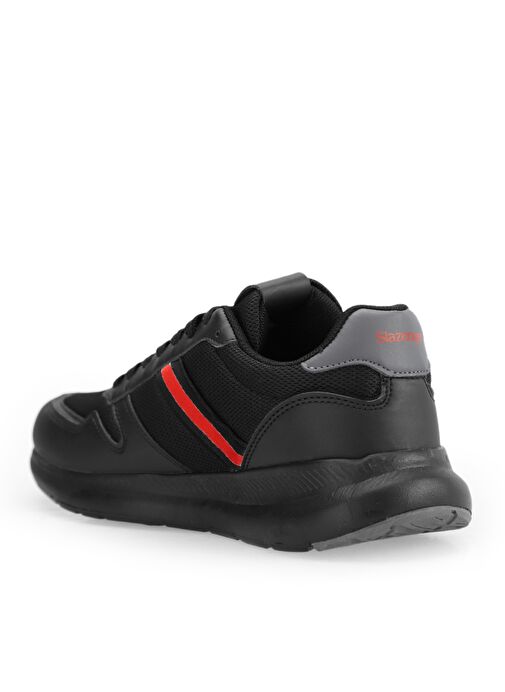 Slazenger FRANJO Erkek Sneaker Ayakkabı Siyah / Siyah - Görsel 4