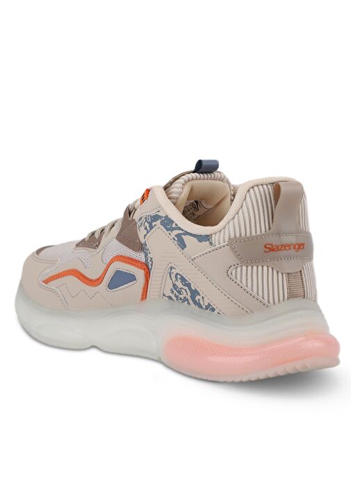 Slazenger FUNKY IN Erkek Sneaker Ayakkabı Bej - Görsel 4