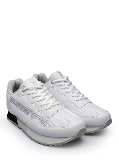Slazenger BAXTER I Erkek Sneaker Ayakkabı Beyaz - Görsel 3