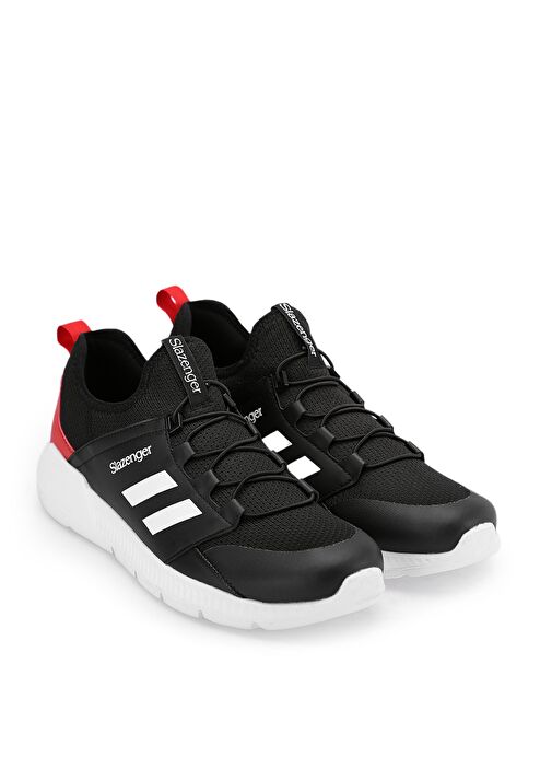 Slazenger BERLIN I Kadın Sneaker Ayakkabı Siyah / Beyaz - Görsel 3