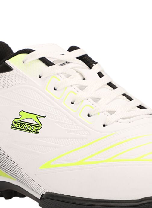 Slazenger DANGER I HS Erkek Futbol Ayakkabı Beyaz / Yeşil - Görsel 5