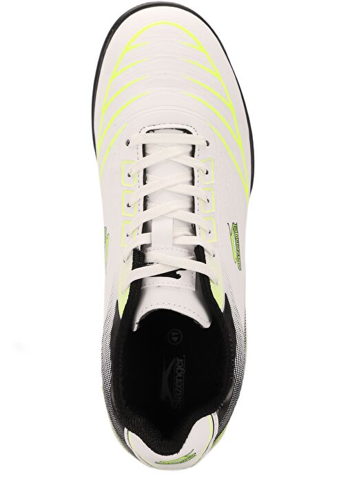 Slazenger DANGER I HS Erkek Futbol Ayakkabı Beyaz / Yeşil - Görsel 6