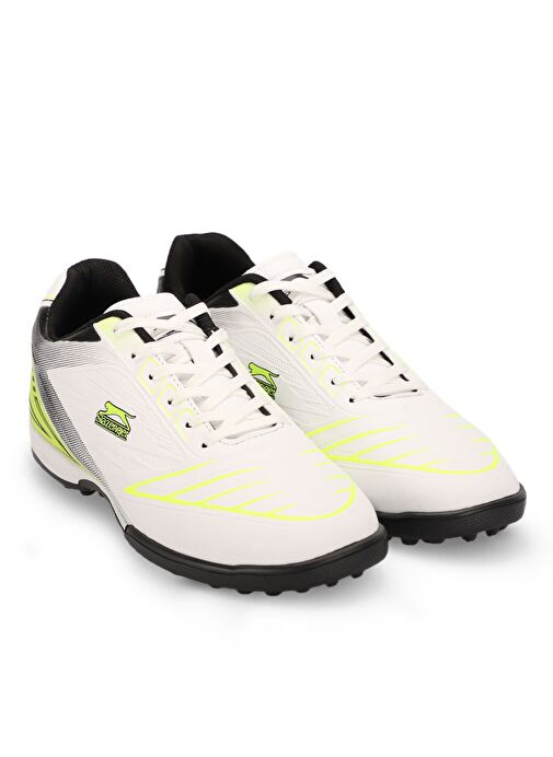 Slazenger DANGER I HS Erkek Futbol Ayakkabı Beyaz / Yeşil - Görsel 3