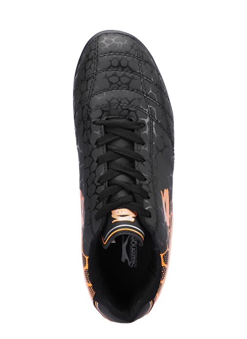 Slazenger DANGER I HS Erkek Çocuk Futbol Ayakkabı Siyah / Turuncu - Görsel 6