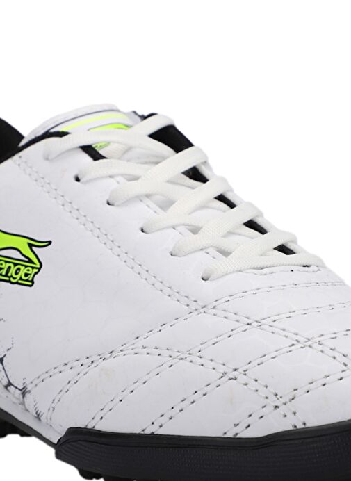 Slazenger DANGER I HS Erkek Çocuk Futbol Ayakkabı Beyaz / Yeşil - Görsel 5
