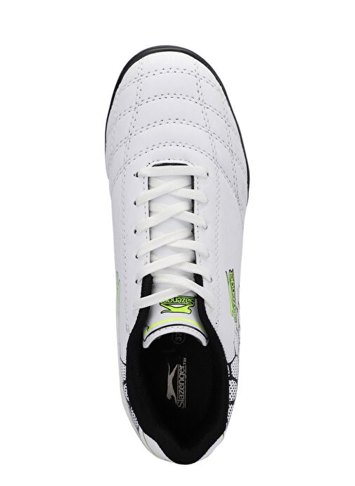 Slazenger DANGER I HS Erkek Çocuk Futbol Ayakkabı Beyaz / Yeşil - Görsel 6