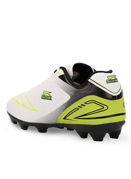 Slazenger DANGER I KR Erkek Futbol Ayakkabı Beyaz / Yeşil - Görsel 4