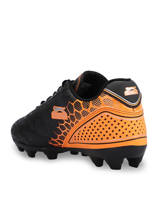 Slazenger DANGER I KRP Erkek Çocuk Futbol Ayakkabı Siyah / Turuncu - Görsel 4