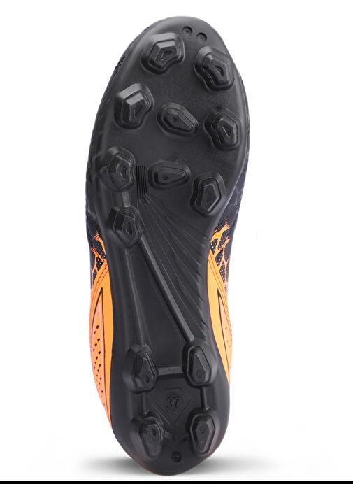 Slazenger DANGER I KRP Erkek Çocuk Futbol Ayakkabı Siyah / Turuncu - Görsel 8