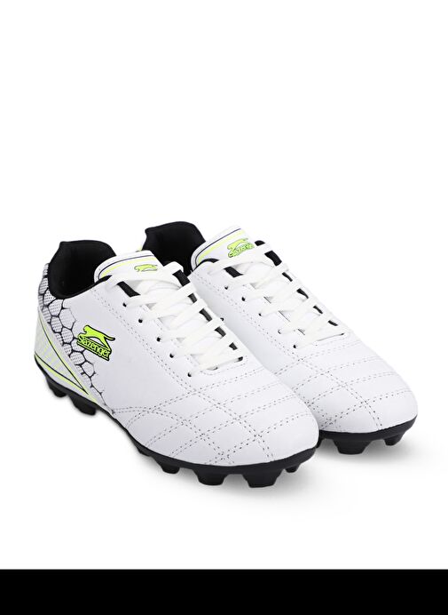 Slazenger DANGER I KRP Erkek Çocuk Futbol Ayakkabı Beyaz / Yeşil - Görsel 3