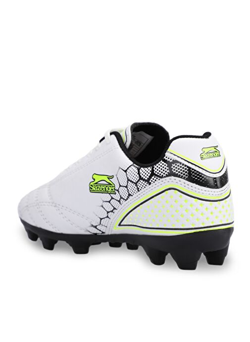 Slazenger DANGER I KRP Erkek Çocuk Futbol Ayakkabı Beyaz / Yeşil - Görsel 4