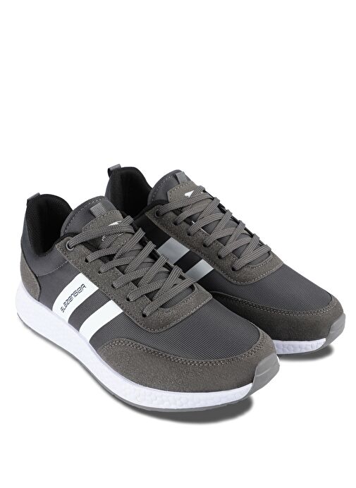 Slazenger ZAAL Erkek Sneaker Ayakkabı Koyu Gri - Görsel 3