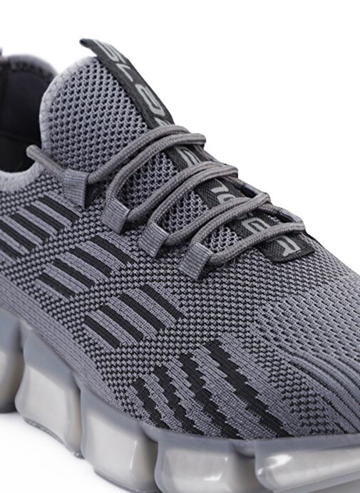 Slazenger ZANDER Erkek Sneaker Ayakkabı Koyu Gri / Siyah - Görsel 5