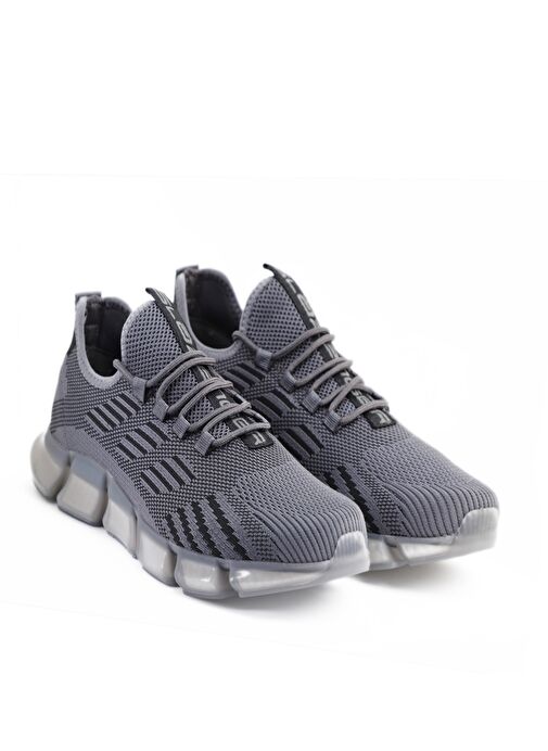 Slazenger ZANDER Erkek Sneaker Ayakkabı Koyu Gri / Siyah - Görsel 3