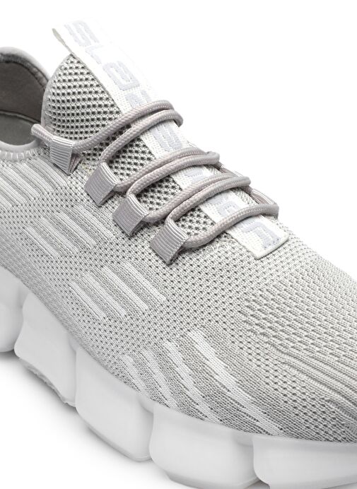 Slazenger ZANDER Erkek Sneaker Ayakkabı Gri / Beyaz - Görsel 5